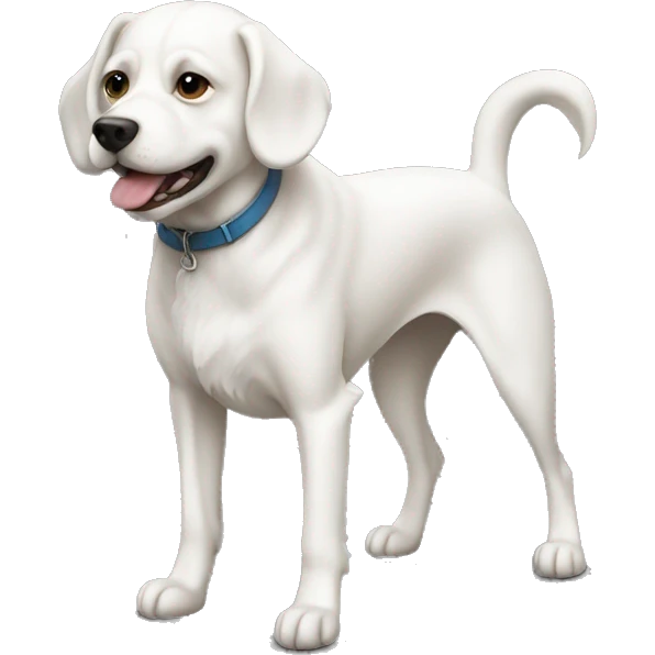 dog white emoji