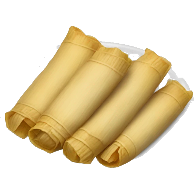 Plate of street tamales emoji