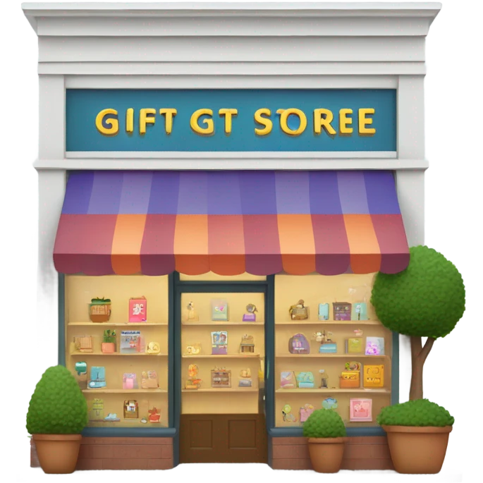 gift store storefront emoji