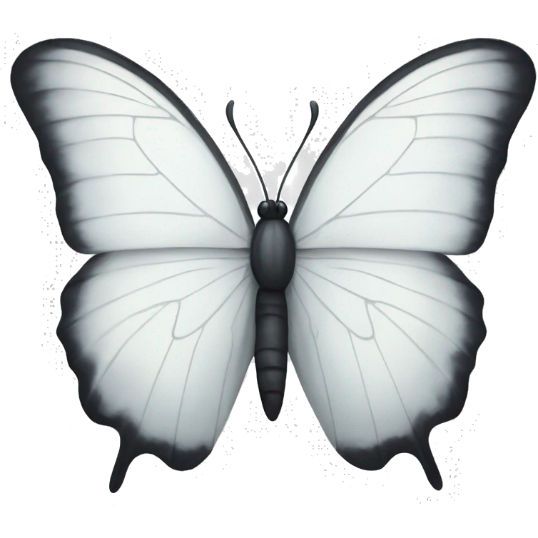 White butterfly  emoji