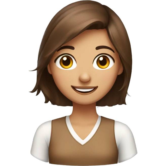 A girl from Dubai with  brownish hair holding a cat and smiling and winking  emoji