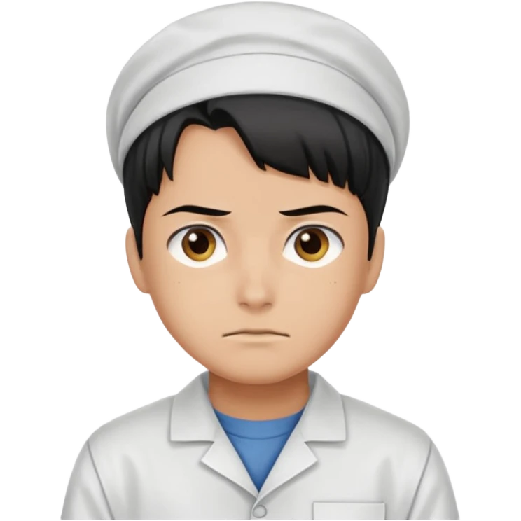 Levi ackerman from attack on titan with his cleaning outfit on emoji