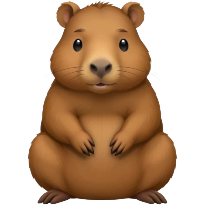 Capybara emoji