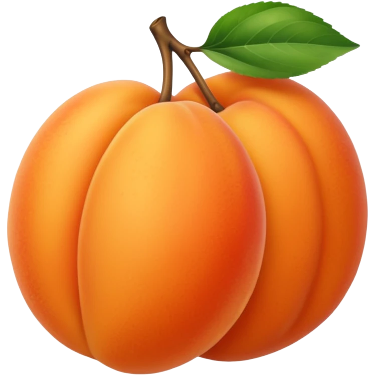 El albaricoque (conocido en países  emoji