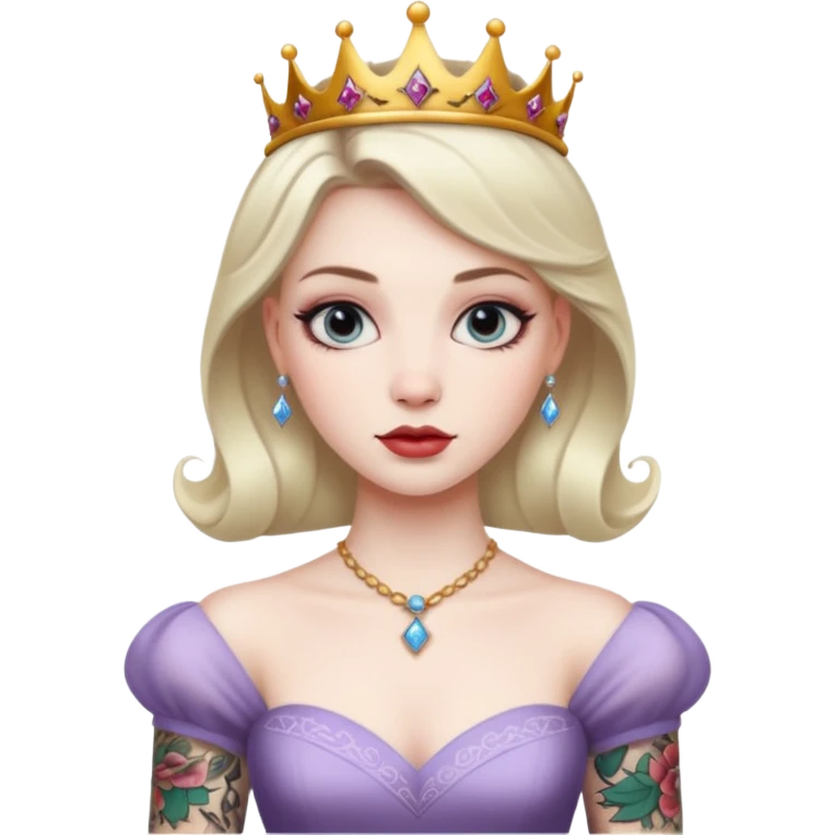 Tattooed princesses emoji