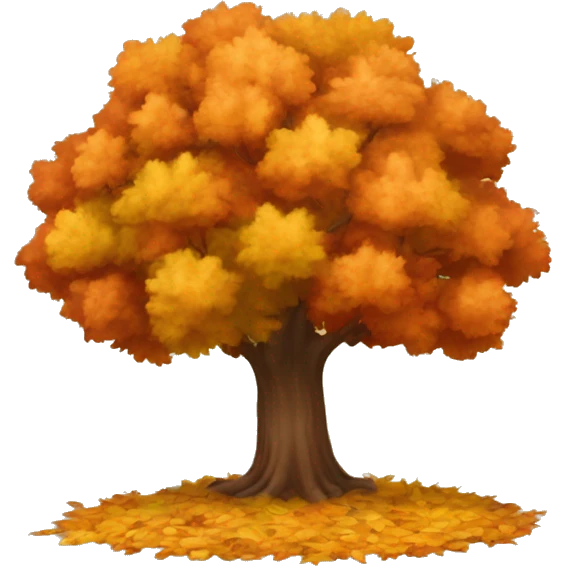 Albero in autunno emoji