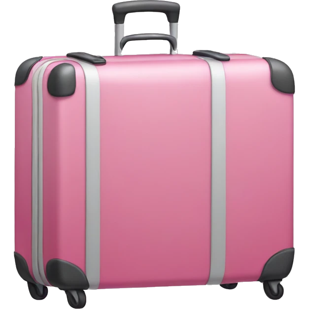 Luggages pink emoji
