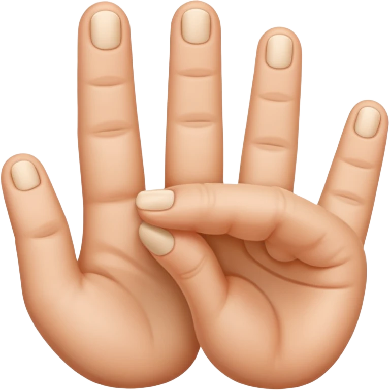 U shape fingers emoji create emoji