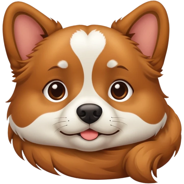 Perro acostado emoji