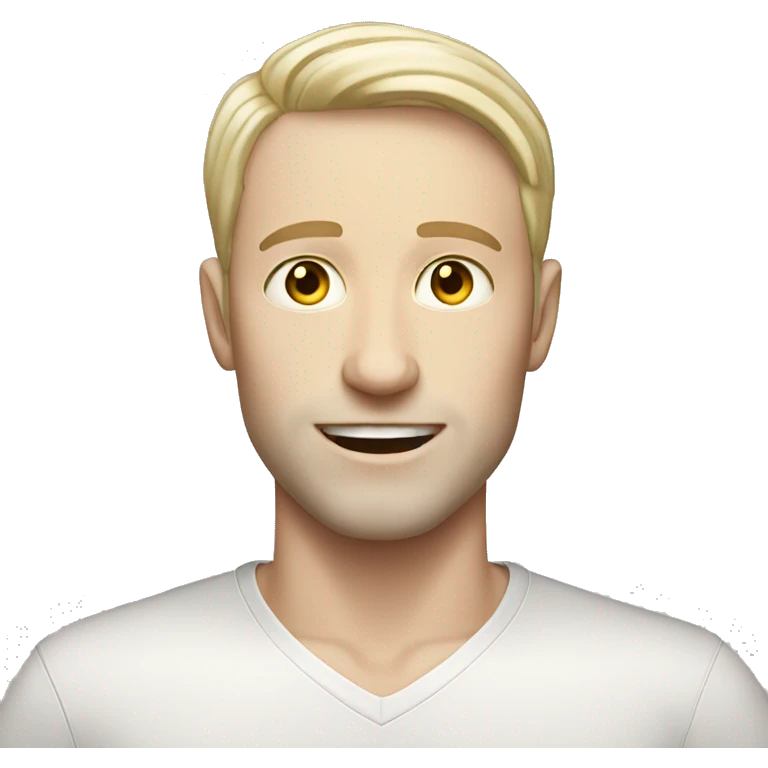 successful pale skinned man work emoji