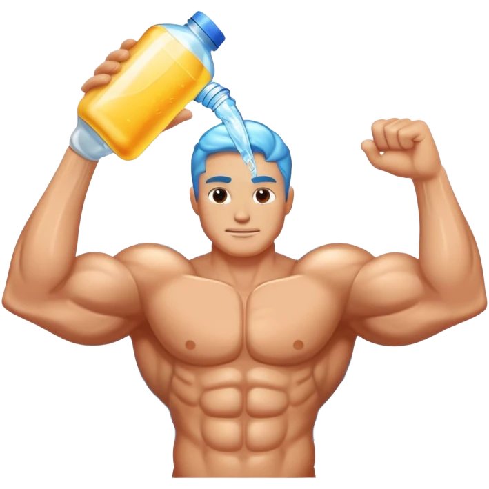 muscle water in the arms emoji