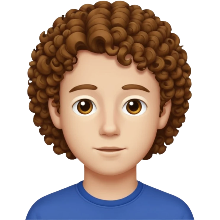 15 year old Walker scobell curly hair emoji