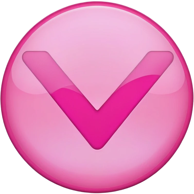 pink check mark emoji