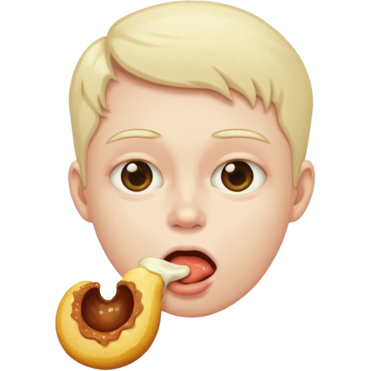 Eating anus emoji