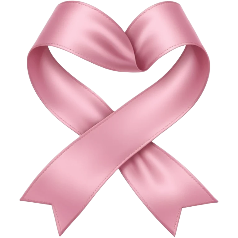 light pink ribbon emoji