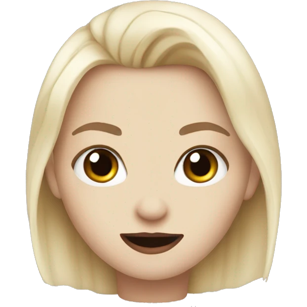 Vampire sweet white girl  emoji