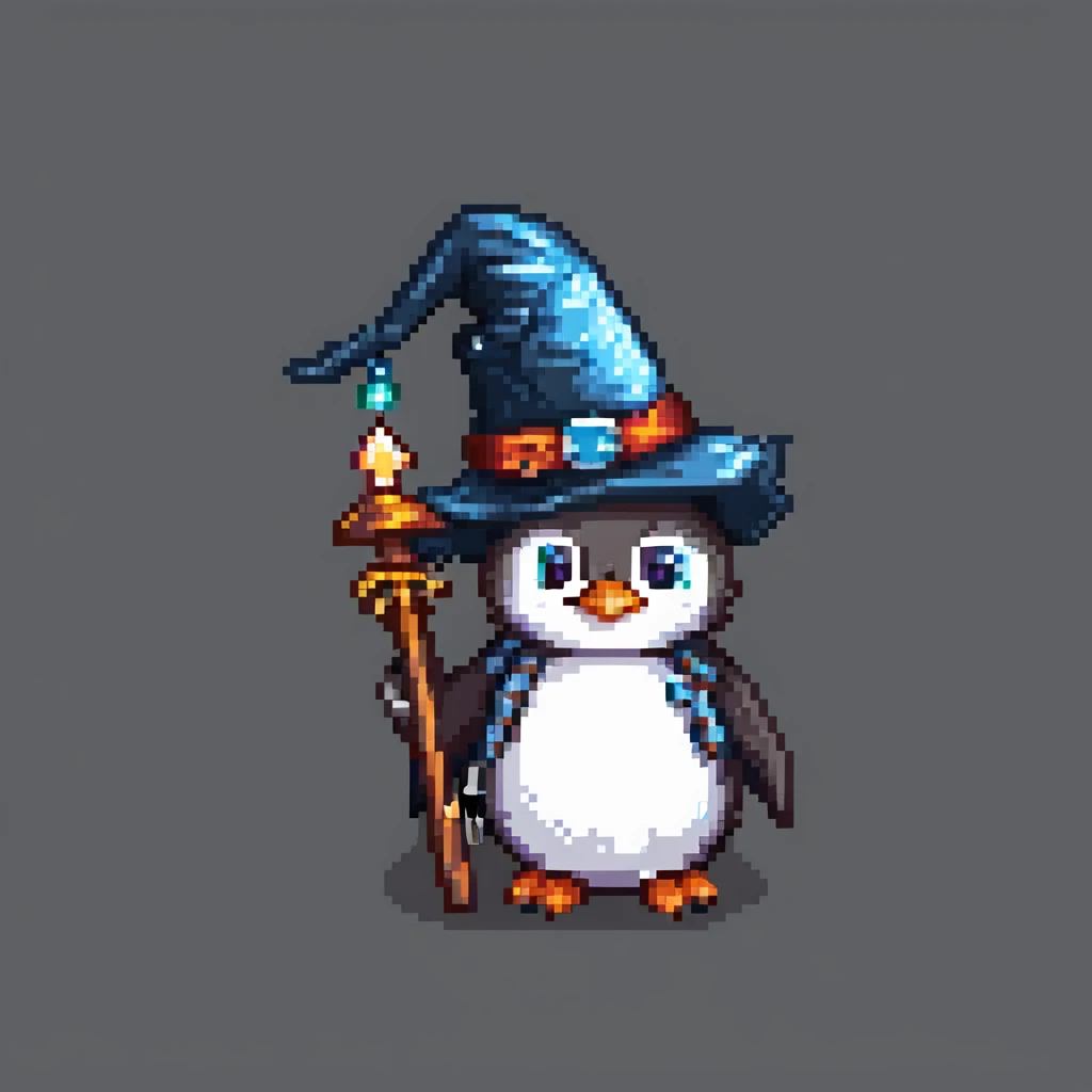 penguin wizard emoji