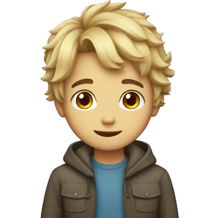 Cute boy  emoji