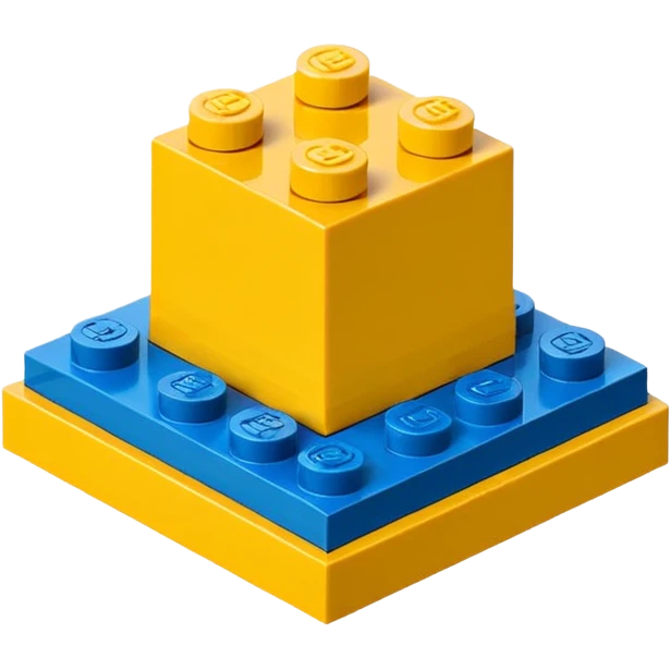A simple LEGO build emoji