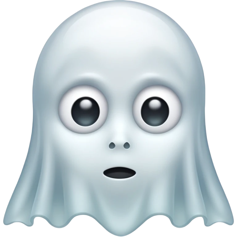 Ghost with sleepy eyes emoji