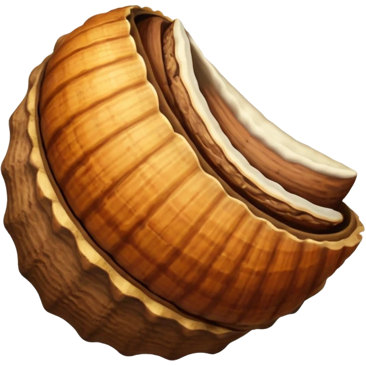 nut with shell emoji