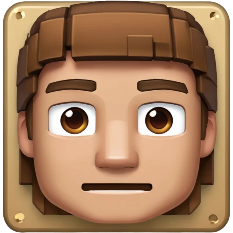 Steve from Minecraft emoji