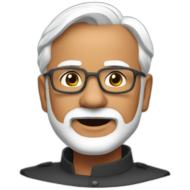 Narendra Modi super man emoji
