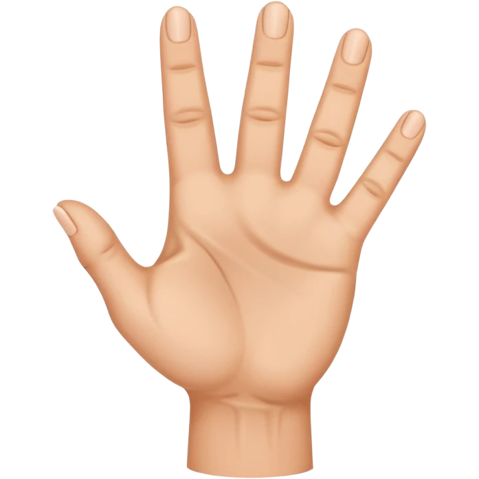 Mano con 4 dedos arriba y dedo gordo abajo  emoji