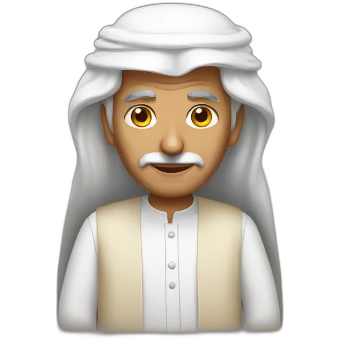 Old Saudi man emoji