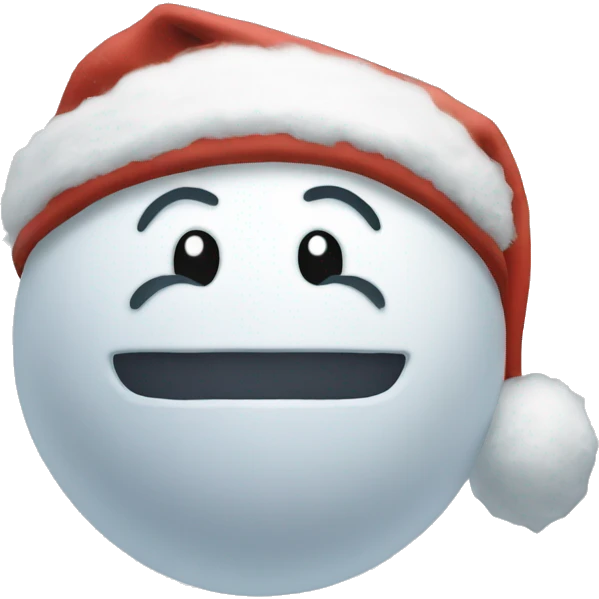 Christmas snowball  emoji