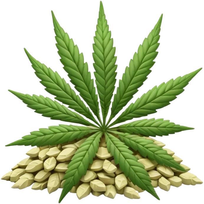 white color marijuana emoji