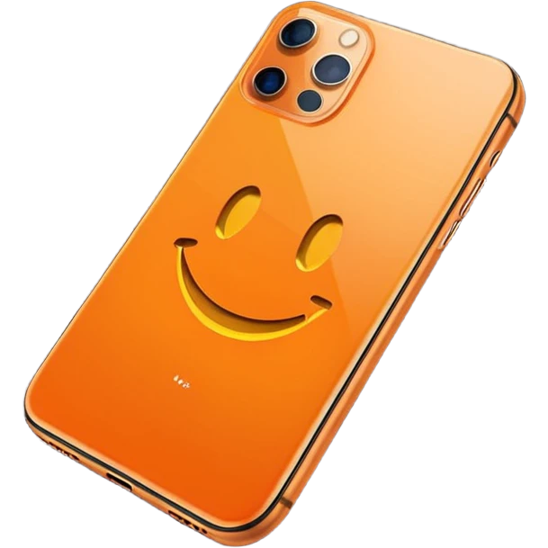 iPhone 17 pro Max Laranja emoji