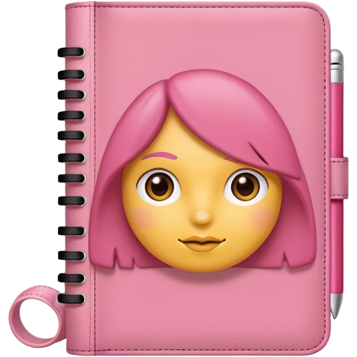 Agenda rosa emoji