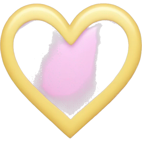 Pastel heart emoji