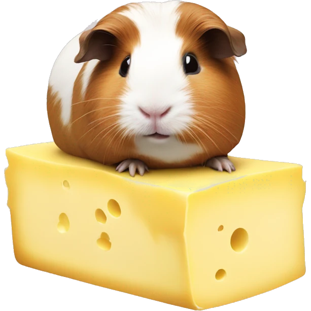 Guinea pig on top of butter  emoji