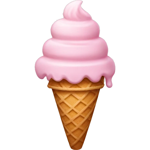 Light Pink Ice Cream emoji