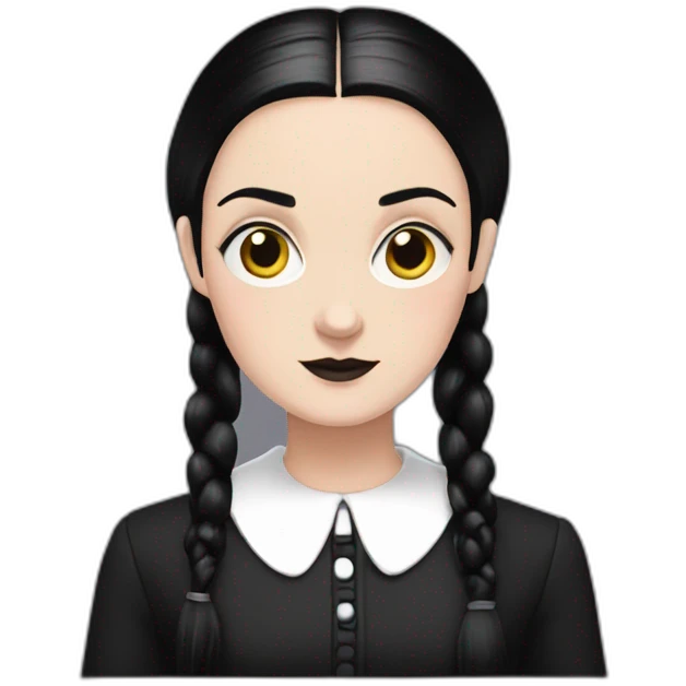 Wednesday Addams emoji