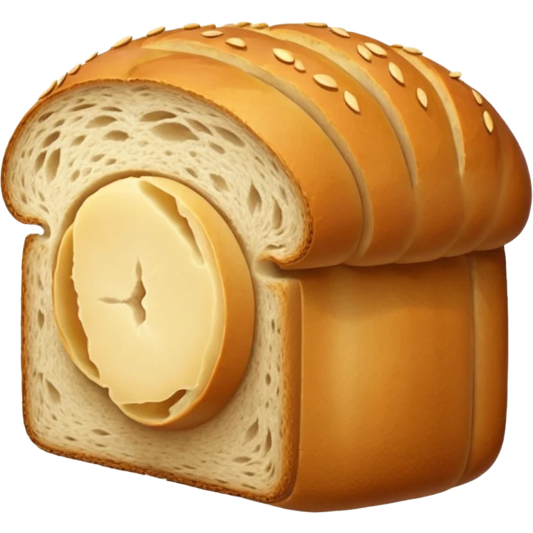 a loaf of bread emoji