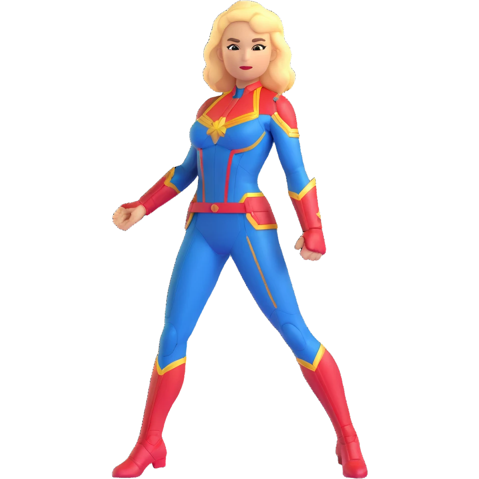 Captain Marvel superhero emoji