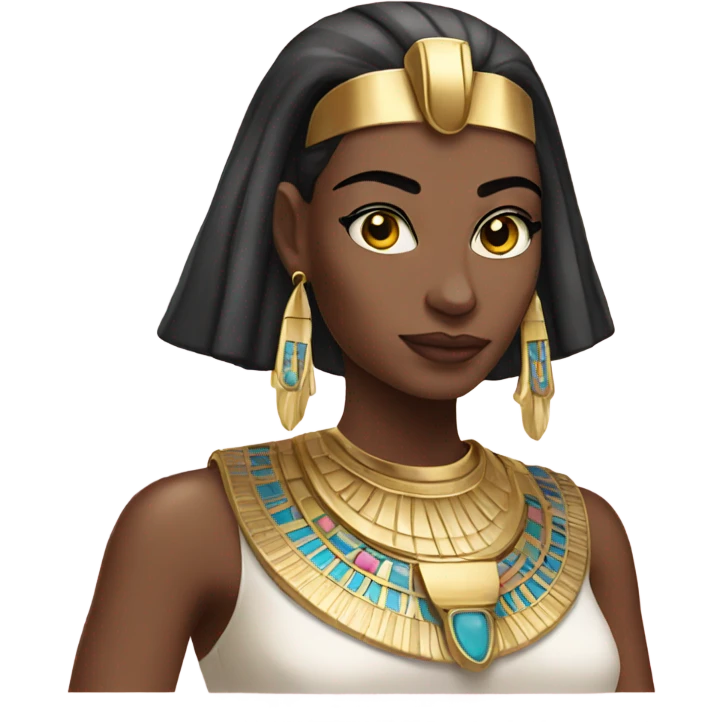 Light pink Egyptian goddess emoji