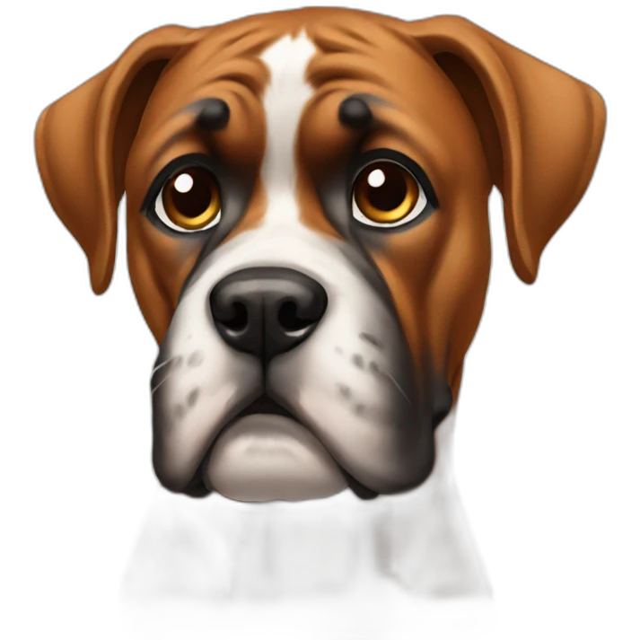 Boxer dog emoji