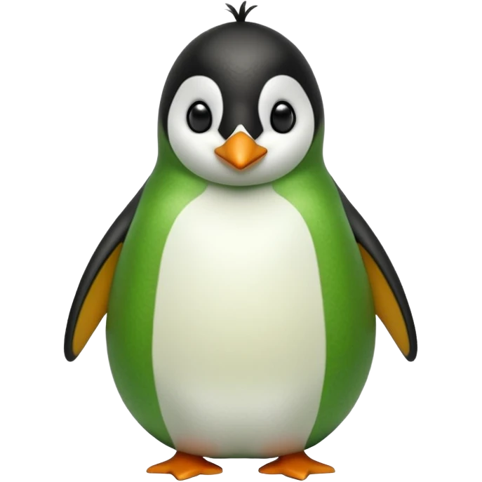 A penguin pear 🐧🍐 emoji