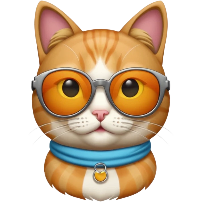 Cat wearing sunglasses emoji