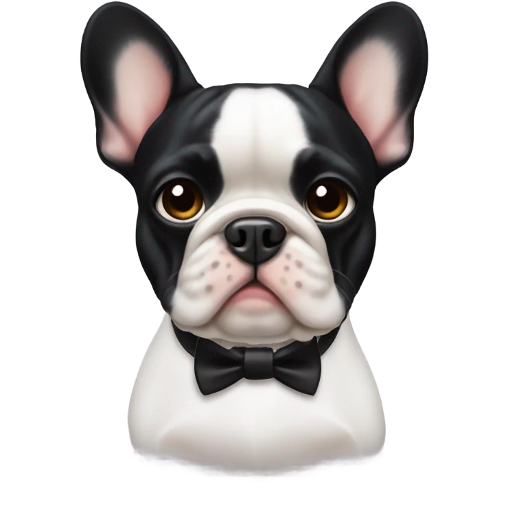 Frenchie wearing tuxedos  emoji