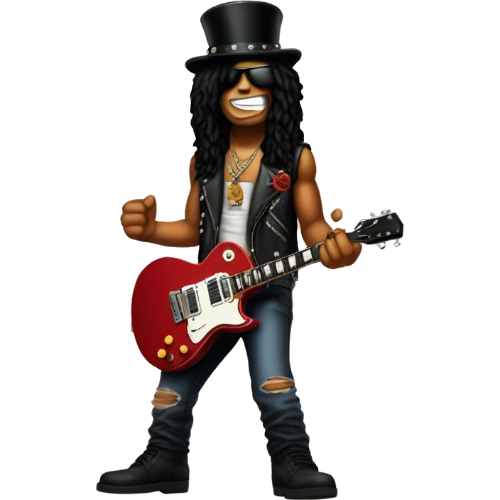 Slash from Guns'N'Roses surprised emoji