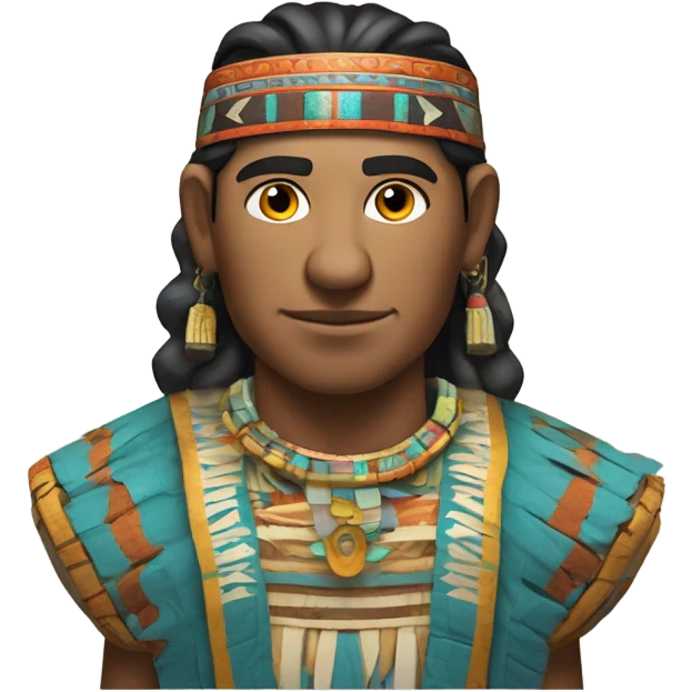 Aztec men priest  emoji