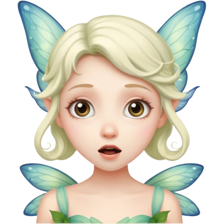 surprised fairy emoji