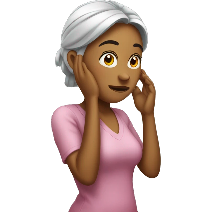 woman scratching head awkardly emoji