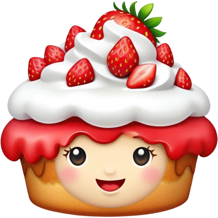 strawberry shortcake emoji