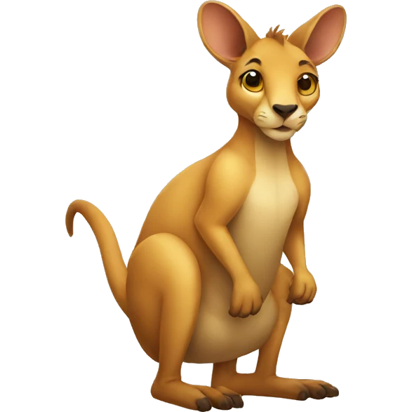 kangaroo +lion emoji